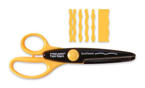 Fiskars Paper Edgers Scissors - 8208 Sunflower Long