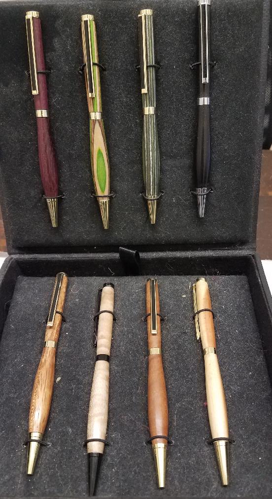 Rosamund Wood Turnings Hand Made Cross-Refill Twist Pens Rosamund Wood Turnings Hand Made Cross-Refill Twist Pens