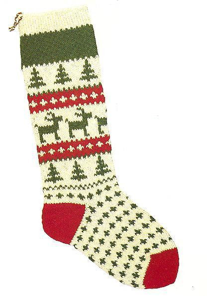 Old Fashioned Christmas Stocking Kits - #105 - Santas Reindeer