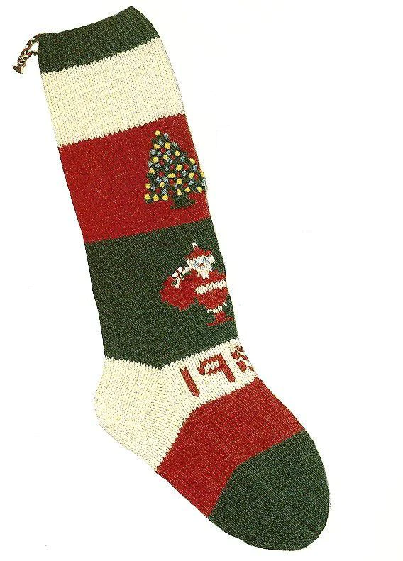 Old Fashioned Christmas Stocking Kits - #32 - Original Santa and Tree