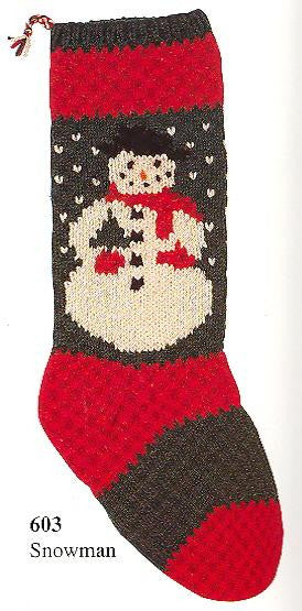 Old Fashioned Christmas Stocking Kits - #603 - Snowman