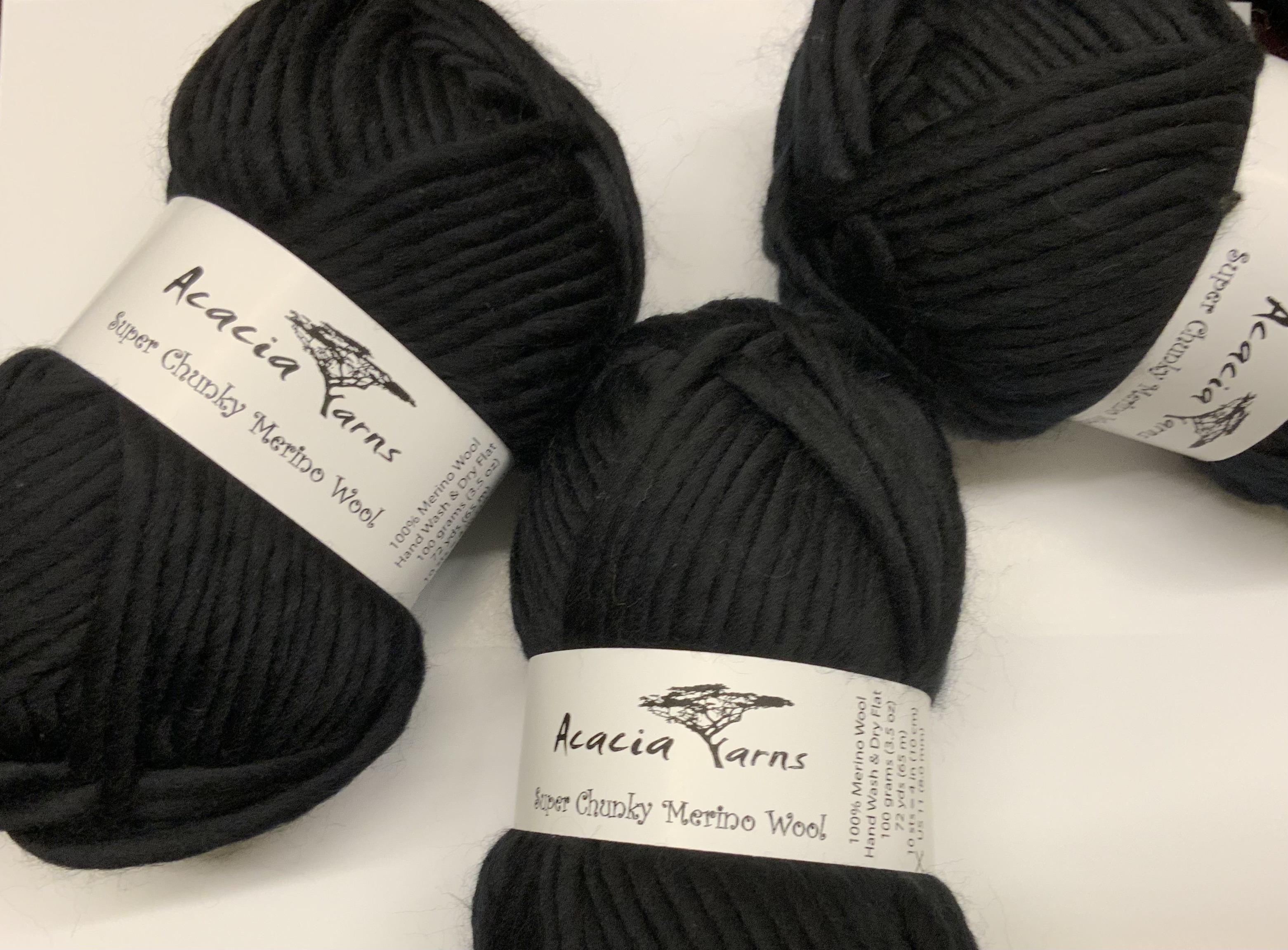 Acacia Yarns Super Chunky Merino Wool Yarn - 003