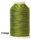 YLI 40/3 Variegated Machine Quilting Thread - 23V Foliage