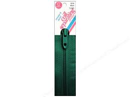 18 inch (46 cm) - Coats Coil Separating Zipper - Green